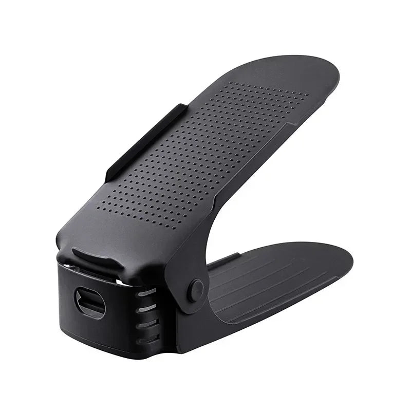 Lot de 10 Empileurs de Chaussures Ajustables Double Niveau