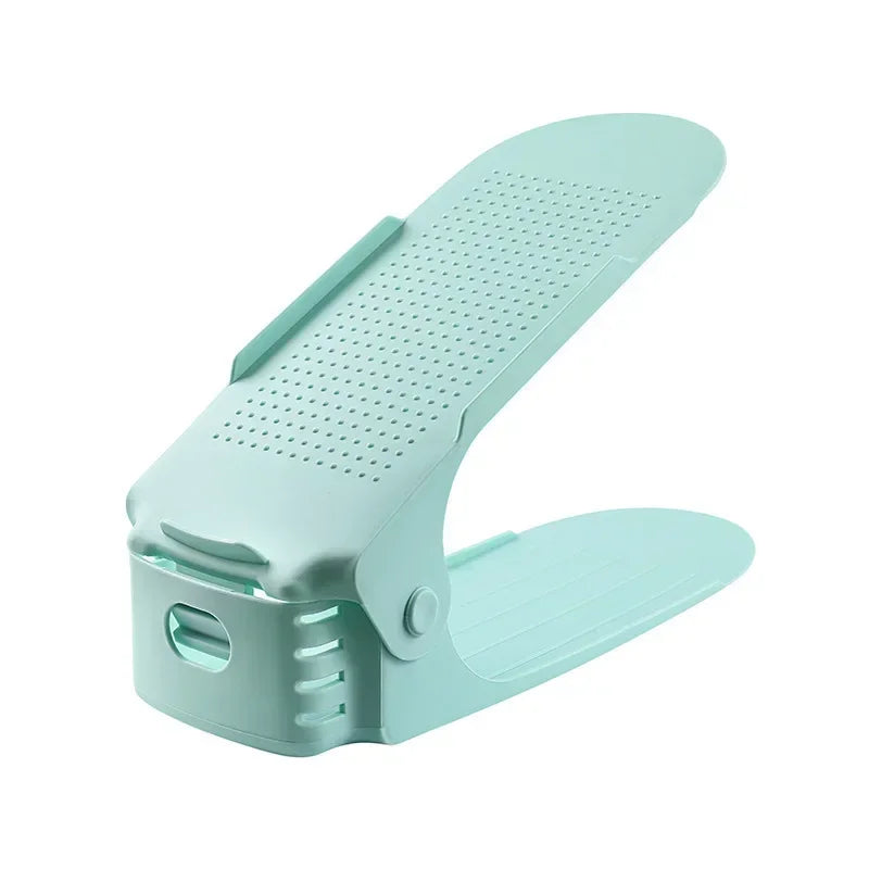 Lot de 10 Empileurs de Chaussures Ajustables Double Niveau