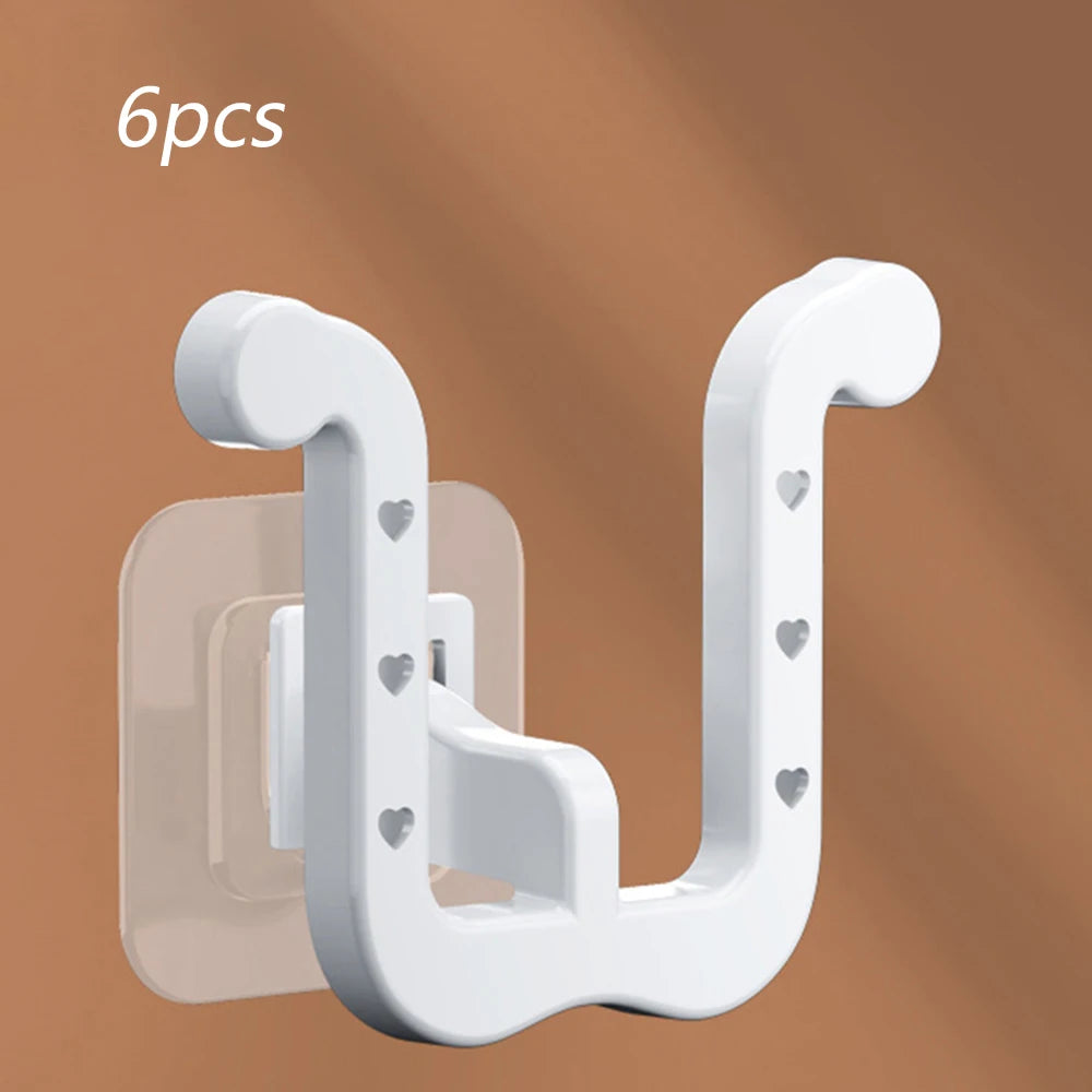 Porte-Pantoufles Mural en U avec Drainage