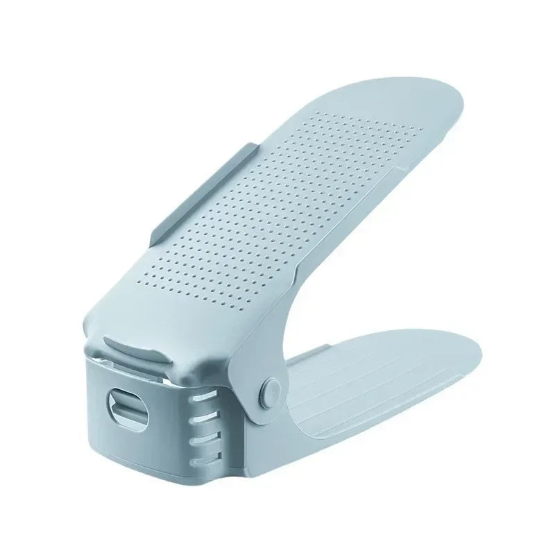 Lot de 10 Empileurs de Chaussures Ajustables Double Niveau