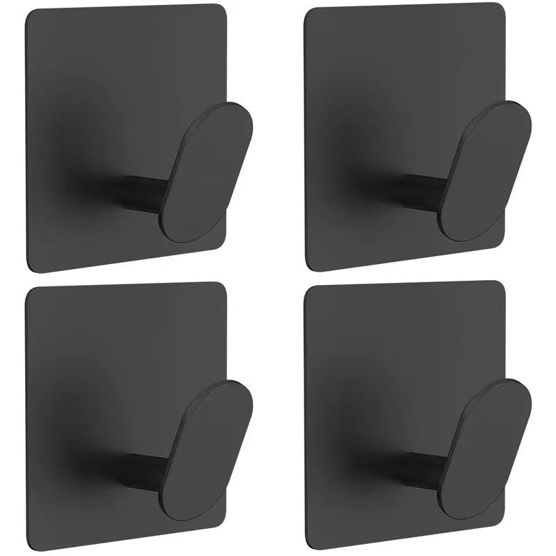 Lot de 4 crochets adhésifs muraux pour organisation maison